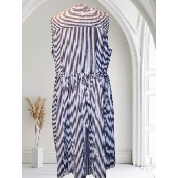 ☀️ Charming Lane Bryant Striped Sleeveless Dress! - Picture 2 of 7